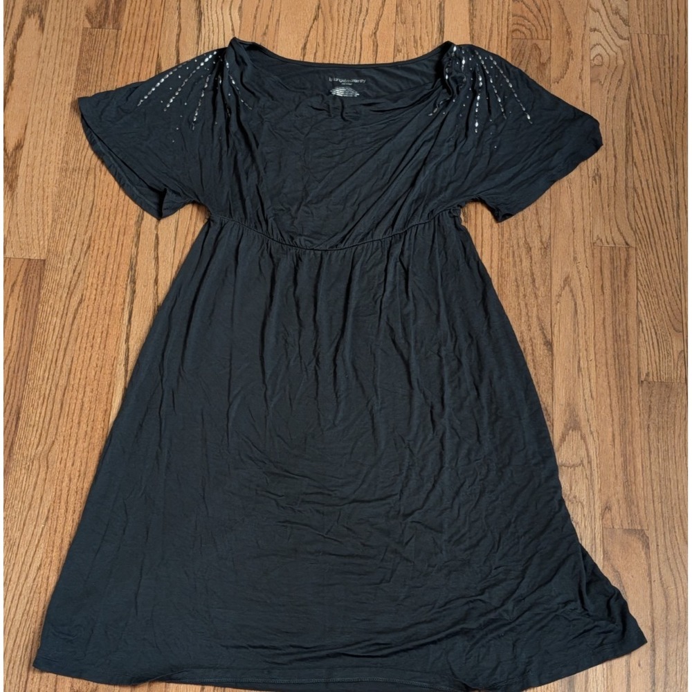 Liz Lange Maternity for Target, Short Sleeve Dress Grey, Large, Stretch